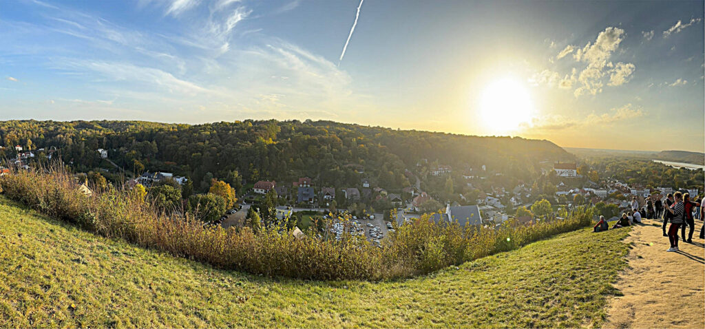 Kazimierz Dolny widok Góa Trzech Krzyży